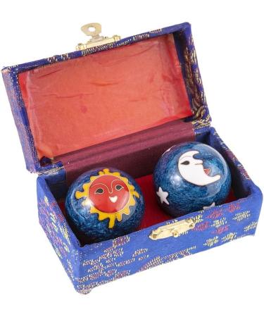 Lachineuse QI Gong Health Balls - Moon & Sun | Enhance Wellness & Relaxation | International Shipping - Buy Online on GoSupps.com