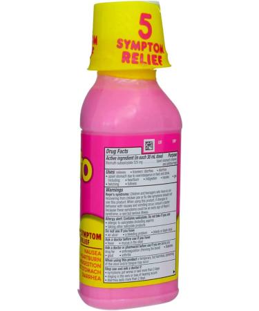 PEPTO-BISMOL Liquid 8 OZ - Fast Relief for Upset Stomach | Buy Online - Buy Online on GoSupps.com