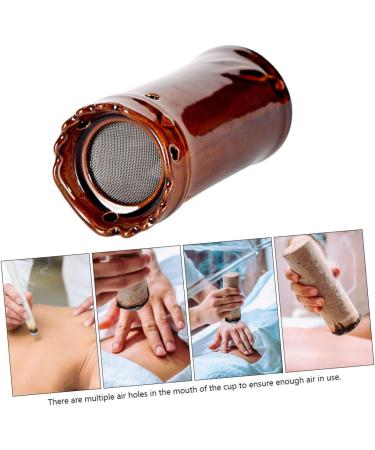 Buy Healeved 3 STK Moxibustion Pot - Ceramic Moxibustion Tools & Massage Device for Pain Relief | International Shipping - Buy Online on GoSupps.com
