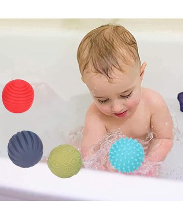 Agatige 4pcs Baby Sensory Balls - Colorful Shape Massage & Squeeze Balls for Infants | Best International Shipping - Buy Online on GoSupps.com