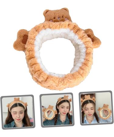 Healeved Bear Face Wash Headband Makeup Headband Washing Face Headbands Headband for Washing Face Make up Headbands Facial Headbands Bear Headband Spa Headbands for Women Skincare Headbands - Buy Online on GoSupps.com