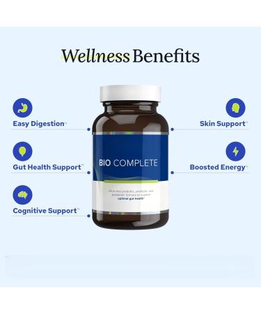Bio Complete 3in1 probiotic for gut health supports bloating gas appetite energy levels skin and concentration - Buy Online on GoSupps.com