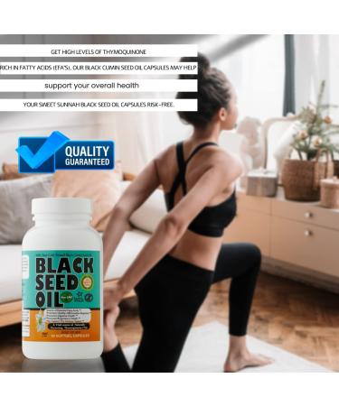 3% Ultimate Thymoquinone Turkish Black Seed Oil Capsules - 90 Days Supply | Immune Support, Joint Health, Hair Growth, Skin - Nigella Sativa Pills - Buy Online on GoSupps.com