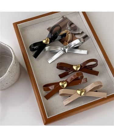 hgnxa Love Heart Hair Clip Ballet Style Hairpin Duckbill Hairclips Hair Barrettes for Women Side Bangs Hair Styling Tool - Buy Online on GoSupps.com