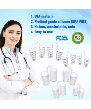 ACWOO Anti Snoring Devices Stop Snoring Devices Effective Snoring Solution Snore Stopper Reusable Stop Snoring Aids Snoring Sleeping Aid Device for Men and Women Restful Night's Sleep - Buy Online on GoSupps.com