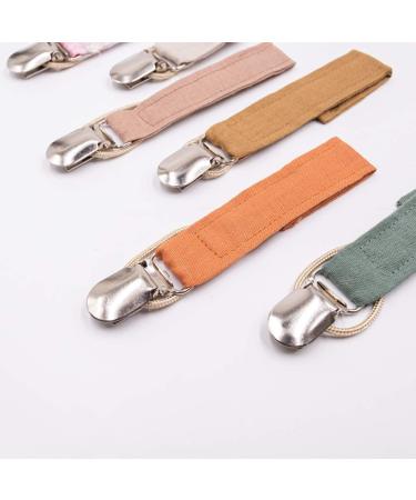 Lazder Cotton Linen Pacifier Holder & Chain for Infants | Best Pacifier Holder for Babies M18 - Buy Online on GoSupps.com