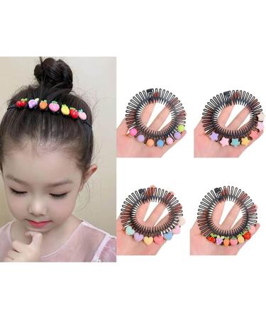 hgnxa Stretchy Full s Comb Plastic Circular Hair Comb Stretchy Headband Holder for Women Girls Comb Hair Clips Five pointed star - Buy Online on GoSupps.com