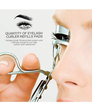 100pc Black Eyelash Curler Refills Pads - FANDAMEI Replacement Pads - Buy Online on GoSupps.com