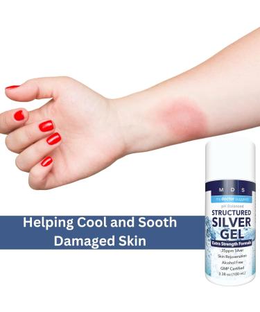 Extra Strength Silver Gel - 35ppm Active Silver for Maximum Therapeutic Grade (2 Pack) - Buy Online on GoSupps.com