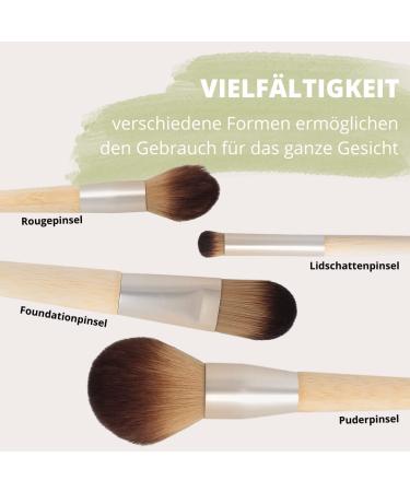 PARSA BEAUTY Powder & Bronzer Brush | FSC -Certified Bamboo Makeup Brush for Flawless Application - Buy Online on GoSupps.com