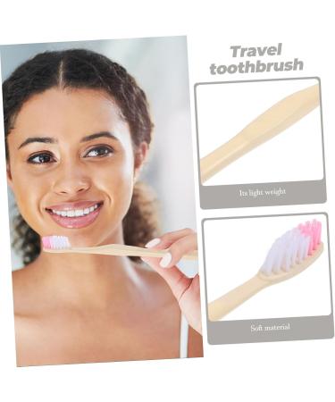 Buy Homsfou 100th Disposable Toothbrush with Sensitivity Toothpaste - Travel-Friendly Manual Plastic Toothbrush (1 Pack) in Assorted Colors - Buy Online on GoSupps.com