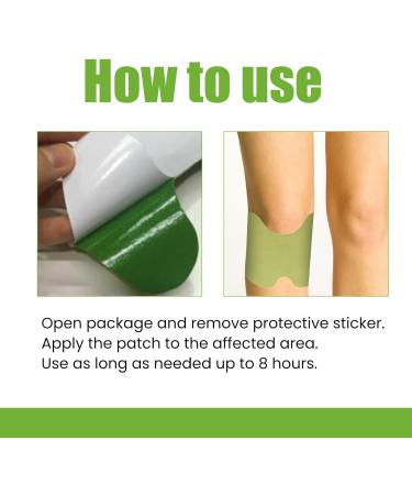 Herbal Pain Relief Patch - 60 Count | Moxibustion for Sore Muscles & Joint Pain | Heat Therapy for Back Neck & Knees - Buy Online on GoSupps.com
