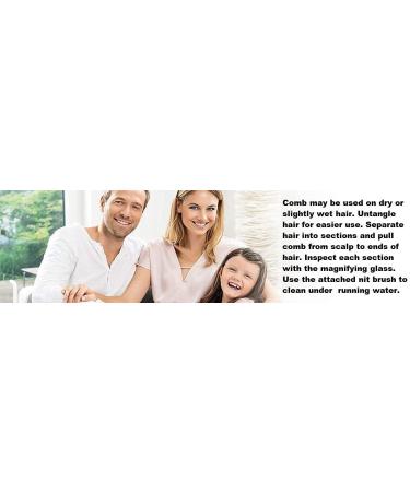 Chemical-Free Lice Comb Treatment with Double Spiral Micro Grooved Teeth - Buy Online on GoSupps.com