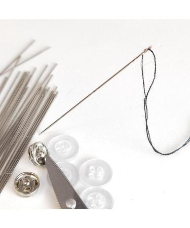 Littledream 150 Pcs Assorted Sewing Needles for DIY Embroidery, Quilting, Cross Stitch - Sizes No.7, No.8, No.9 - 2.1 Inch Long Straight Sharp Needles Kit - Craft Lampwork Silver - Buy Online on GoSupps.com