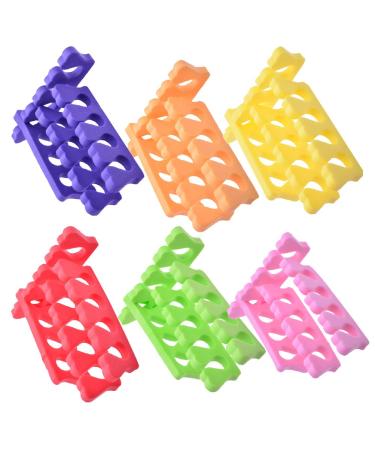 15PC Nail Separating Sponges - Fingernail Split Pads for Manicure & Nail Art - Random Colors Perfect for Home & Salon Use - Buy Online on GoSupps.com