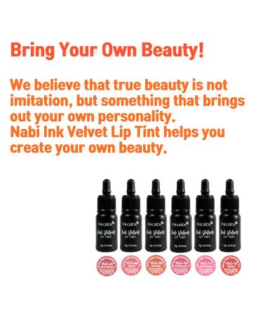 Buy Set of 6 Nabi Ink Velvet Lip Tint - Liquid Lip Stain in Brown Tones | International Shipping Available - Buy Online on GoSupps.com