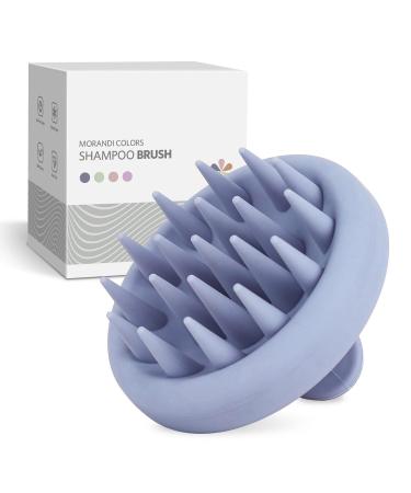 ZMCLG scalp massage brush silicone head massage brush for Bart & Hair Scalp Shampoo Massager for hair growth deep cleaning & improvement of the scalp blue