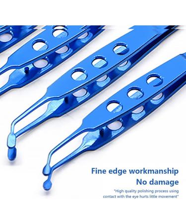 dijiusidy Eyelid Tweezers Non-Slip Cleaning Clips Clogging Removal Clamps Adults Women Men Cosmetics Tools Health Care Accessories Small Rectangle Tip - Buy Online on GoSupps.com