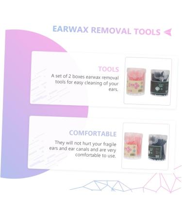 Baluue 200pcs Assorted Color Ear Wax Cotton Swabs Soft Comfortable Ear Cleaning Tools for Home Use for Family Friends Easy to Carry Random Style - Buy Online on GoSupps.com