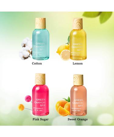 Green Canyon Spa 8Pcs Shower Gel Body Wash Set - Travel Size Women Bath Spa Gift Set for Birthday, Christmas, Mother's Day - Buy Online on GoSupps.com
