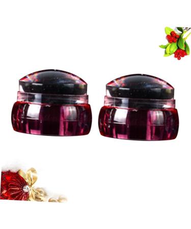minkissy Tools Set manicure kit nail stamping plate nail art stamping tool nail art stamper manicure tools clear nail polish mold kit transparent nail polish nail tools seal Art 3*3*2cm Red - Buy Online on GoSupps.com