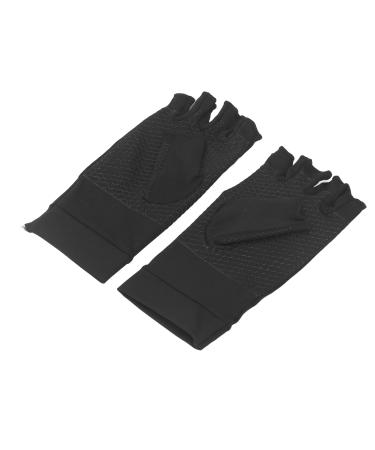 Pomya Carpal Tunnel Glove Copper Fibre Carpal Tunnel Compression Glove Silicone Hand Support Highly Elastic Non Slip for Relieving Soreness (M) M M