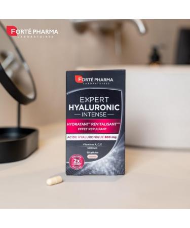 Fort Pharma - Expert Hyaluronic Intense | Skin Supplement with Hyaluronic Acid - Plumping Effect | 30 capsules - Buy Online on GoSupps.com