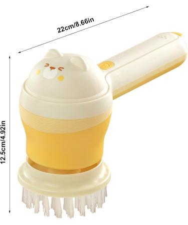 AZSUL Cordless Power Scrubber | Cleaning Electric Scrubber Brush | Cleaning Electric Brush with Replaceable Brush Heads for Bathroom Fixtures Kitchen Appliances - Buy Online on GoSupps.com