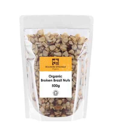 Organic Broken Brazil Nuts 500g by Manor Springs Organic