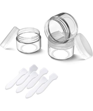 24-Piece Transparent Crucible Set - Empty Cream Can Jars with Screw Cap for Lotions Mini Candles & Cosmetics (20ml) - International Shipping Available - Buy Online on GoSupps.com