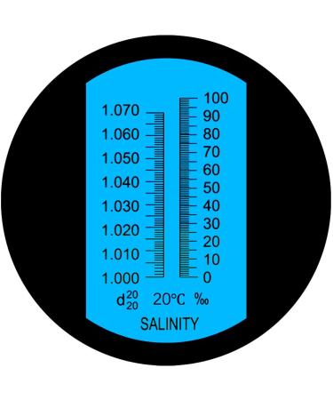 Professional Salinity Refractometer for Marine Monitoring in Aquariums - Dual Scale 0-100ppt & 1.000-1.070 Specific Gravity - Buy Online on GoSupps.com