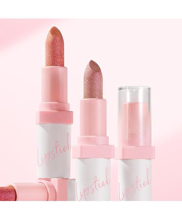 Pearlised Lipstick Set - 3 No Budge Glitter Lipsticks for Long Wear | International Shipping Available - Buy Online on GoSupps.com