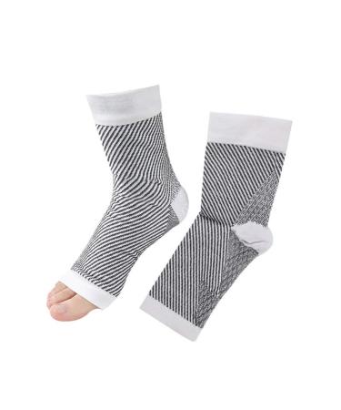 Milisten Ankle Support Sleeve | Yoga & Running Brace | Foot Care & Fitness | L/XL White Ankle Protector - Buy Online on GoSupps.com