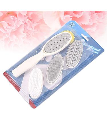 Milist Foot Remover Set - 4 Stainless Steel Pedicure Tools for Cracked Skin & Callus Removal - Buy Online on GoSupps.com