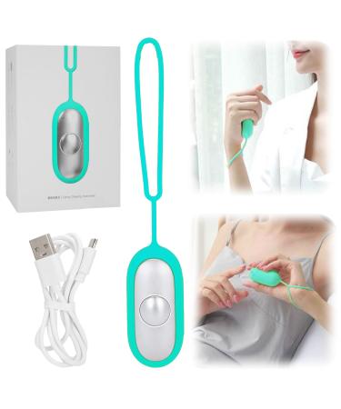 Domigard Sleep Aid Machine Microcurrent Sleep Aid Holding Device USB Charging Microcurrent Holding Sleep Instrument for Insomnia Relief Relieve Anxiety and Stress(Turquoise) Cyan