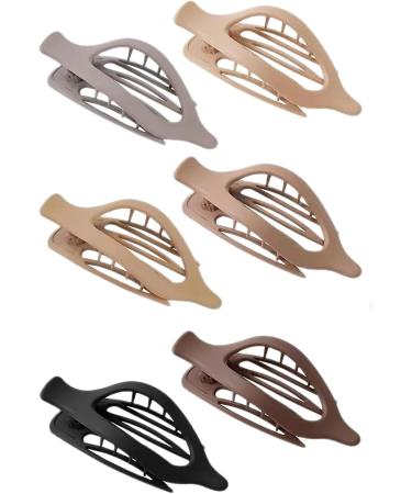 Flat Hair Clips Flat Clips - Vintage Side Slide Hair Clip 6 Pieces Side Alligator Hair Clips Strong Hold Oval Hair Clips Jaw Clips Duckbill Hair Clips Accessories Single-Coloured - Buy Online on GoSupps.com