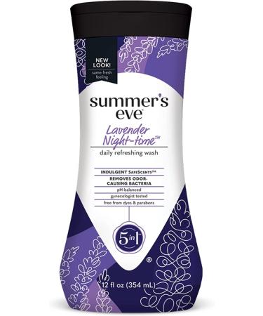 Summer's Eve Lavender Night-Time Cleansing Wash Sensitive Skin 12 fl oz (354 ml) - Buy Online on GoSupps.com
