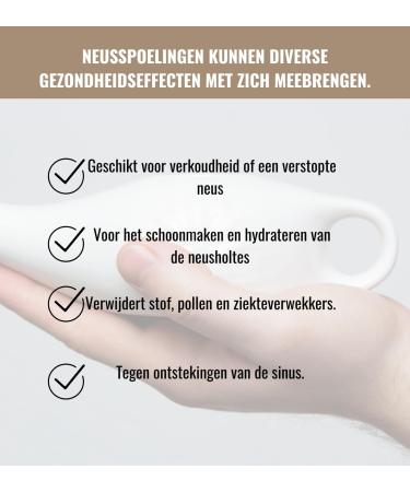 chienterprise Biebri NetiPot Nasal Cleansing Jug Nasal Jug Ceramic Nasal Canister 250 ml White - Buy Online on GoSupps.com