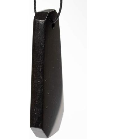 Shungite Pendant Healing Stone for Chakra & Energy Balancing | International Shipping Available - Buy Online on GoSupps.com