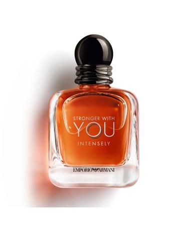 Armani Beauty - Stronger With You Intensely - Cologne for Men - Foug re Ambery Woody Men s Fragrance - Pink Pepper Lavender Vanilla Notes 3.4 Fl Oz (Pack of 1)