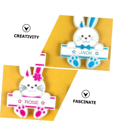COHEALI 20 Pcs Rabbit Mold Candy Mold Gummy Mold Easter Earrings Mold Key Chain Molds Portable Lovers Tag - Buy Online on GoSupps.com