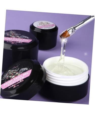 POPETPOP 1pc Disposable Glue Nail Diamonds Rhinestones Manicure Drill Sticking Tool Manicure Diy Glue Rhinestone for Nails Nail Gel Nail Art Sticking Accessory Liquid Drill Stickers Shaping 5x4cm As Shown - Buy Online on GoSupps.com