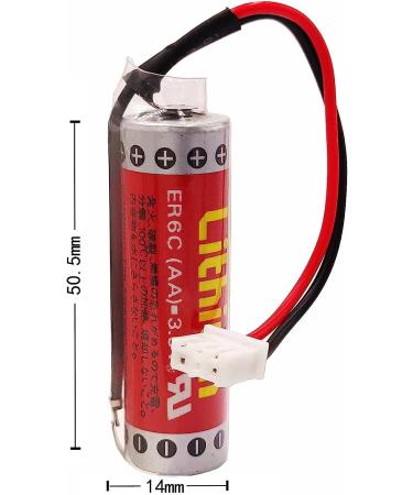 Buy ER6C PLC Battery (2pcs) AA 3.6V 1800mAh with Plug for FX F2-40BL - International Shipping Available - Buy Online on GoSupps.com
