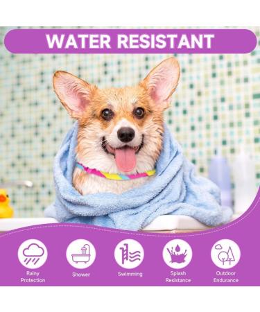 Woyamay Calm Collar for Dogs | Adjustable Sedative Collar for Fear & Stress Relief | Natural Pheromone Dog Collar | 60 Days Action | 2-Pack Rainbow Design - Buy Online on GoSupps.com