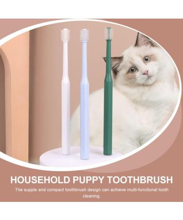 WOONEKY 2pcs Toothbrush Toothpaste for Dogs Uk Dog Teeth Cleaning Brush Dog Brush Plastic - Buy Online on GoSupps.com
