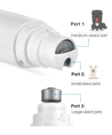 Dog Nail Grinder Electric Premium Cat Nail Trimmer Pets File Gentle Paws Nail Grooming Trimmer Clipper for Dogs Cats Hamsters Rabbits and Birds Suitable for Medium and Small Pets - Buy Online on GoSupps.com