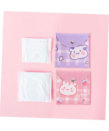 Goohochy Ladies Tie 2-Piece Cushion Bag - Large Capacity Menstrual Pillow Container & Decorative Period Bag for Girls - Buy Online on GoSupps.com