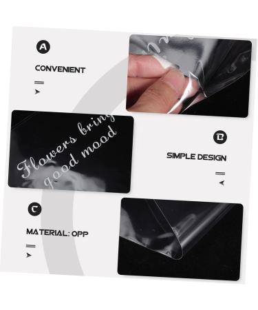 ABOOFAN 150 Pcs Trapezoidal Flower Packaging Florist Bags Decorative Bags Flowers Opp Flower Stand 45X28CMx3pcs As Shown 1x3pcs - Buy Online on GoSupps.com