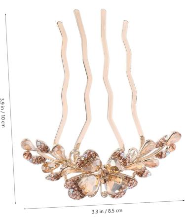 VINTORKY Hair Side Comb hair accessories back of head vintage hair accessories for bride rhinestones rhinestone hair accessories Hair piece Accessories vintage hair accessories - Buy Online on GoSupps.com