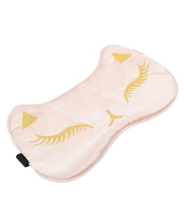 Healifty 1pc Goggles Silk Eye Cover Silk Eye Blinder Satin Sleeping Eyes Shade Airplane Eye Shade Kids Eye Cover Sleeping Silk Blindfold Eye Covers for Sleeping Eye Patch at Night Work Pink